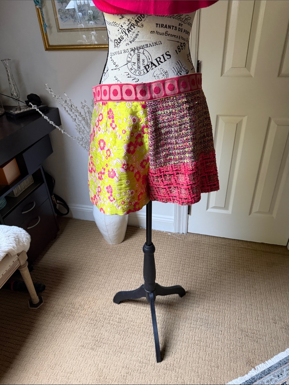 Moschino Multicolor Patchwork Mini Skort - Picture 10 of 16
